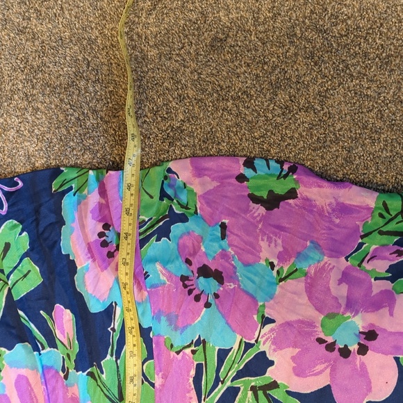 Handmade Vintage Floral Maxi Dress By Margaret Geist - Picture 3 of 4